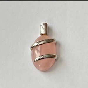 Silver plus Stone Pendant. Pre Owned. Small